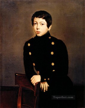 Théodore Chasseriau Painting - Retrato de Ernest Chasseriau El hermano pintor con el uniforme del eco romántico Theodore Chasseriau